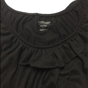 Motherhood black Small maternity top